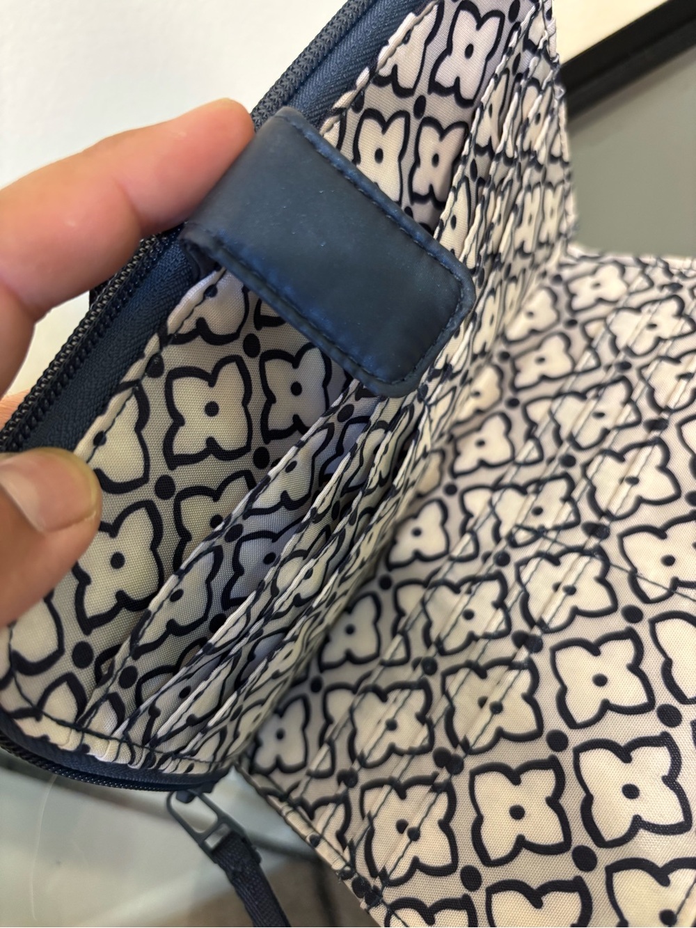 Vera Bradley Quilted Wristlet in Slate Blue - Picture 5 of 8